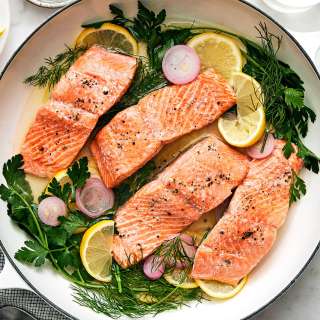 Easy Poached Salmon