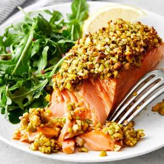 Pistachio Crusted Salmon