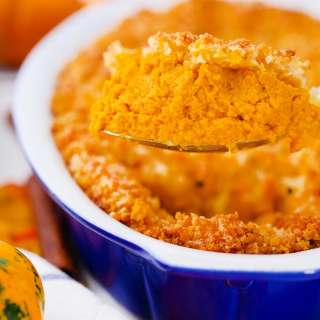 Cheesy Pumpkin Gratin