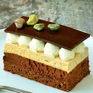 Chocolate Entremet with Creme Praliné