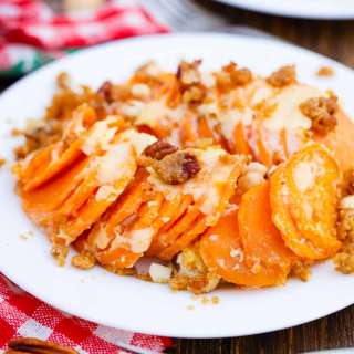 Hasselback Sweet Potato Casserole