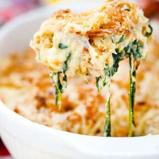 Cheesy Spinach Casserole