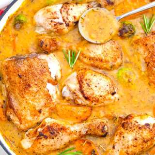 One Pot Roasted Chicken