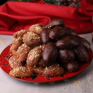 Chocolate Melomakarona: Greek Chocolate & Honey Cookies