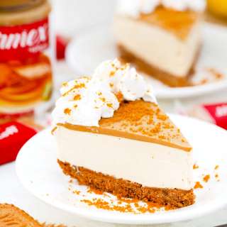 No Bake Biscoff Cheesecake