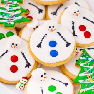 Melted Snowman Cookies