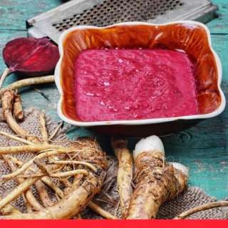 Tsvikli (Beet-and-Horseradish Relish)