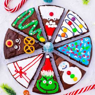 Christmas Brownie Pops