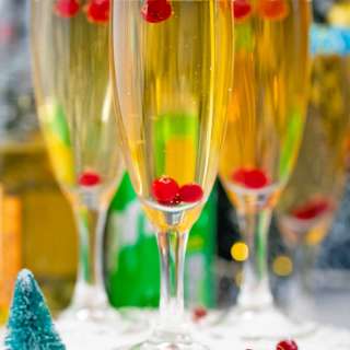 Festive Champagne Cocktails