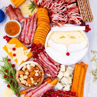 Santa Claus Cheese Board
