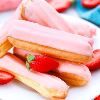 Strawberry Eclairs