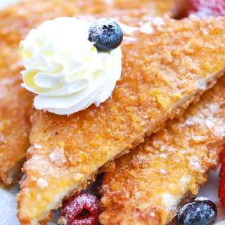 Disneyland Cornflake Crusted French Toast Copycat