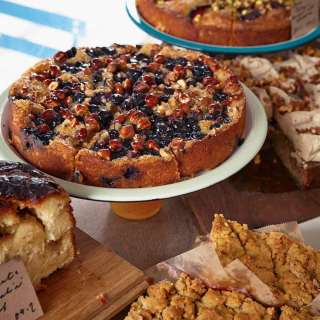 Blueberry, Hazelnut & Ricotta Cake