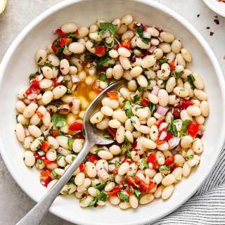 Marinated White Beans
