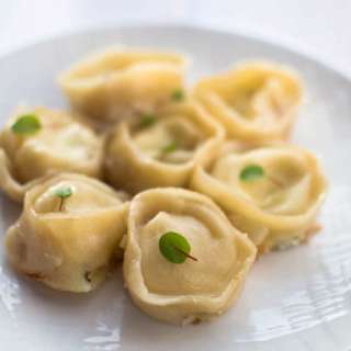 Asian Chicken Dumplings with Soy Dipping Sauce