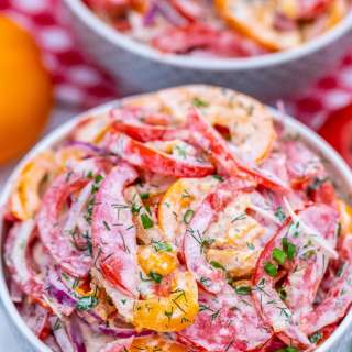 Creamy Tomato Salad