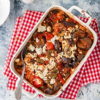 Briam | Tourlou (Greek Roasted Vegetables)