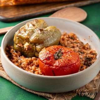 Gemista: Greek Stuffed Tomatoes & Peppers