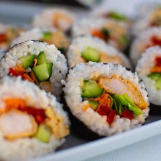 Chicken Kimbap with Veggies
