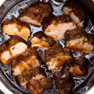 Instant Pot Balsamic Pork Tenderloin