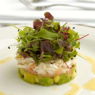 Avocado and Crab Stack Salad