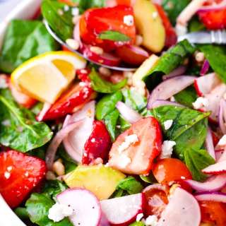 Strawberry Spinach Salad