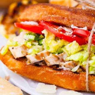 Grilled Chicken Caesar Sandwiches