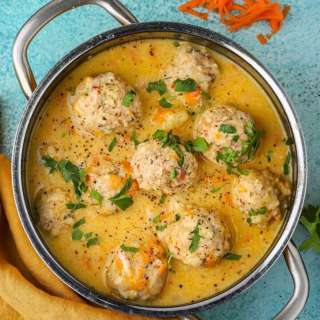 Youvarlakia: Greek Meatball Soup