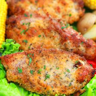 Crispy Baked Pork Chops