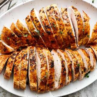 Roast Turkey Breast (Herbed Garlic Butter)