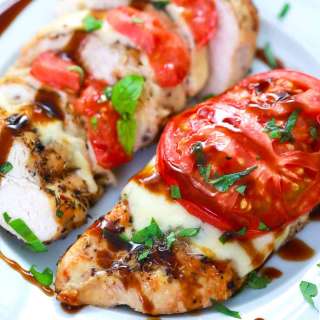 Air Fryer Caprese Chicken