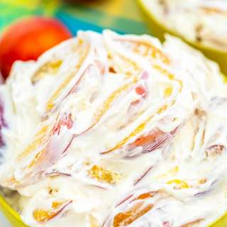 Peach Cheesecake Salad