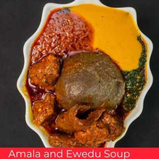 Amala and Ewedu Soup