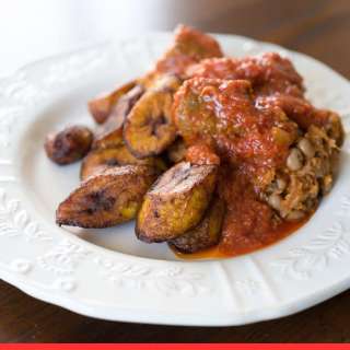 Nigerian Beans & Plantain Porridge