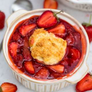 Best Strawberry Cobbler