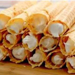 Trubochky (Ukrainian Wafer Rolls)