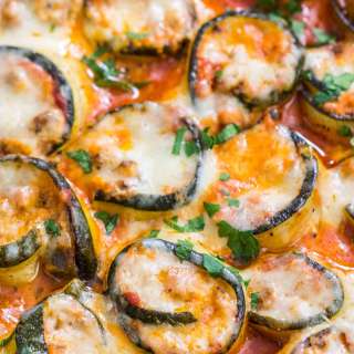 Zucchini Lasagna Roll Ups