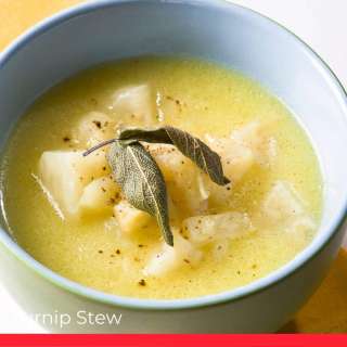 Steckrübensuppe: German Turnip Soup