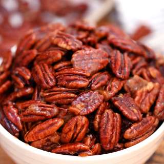 Easy Candied Pecans