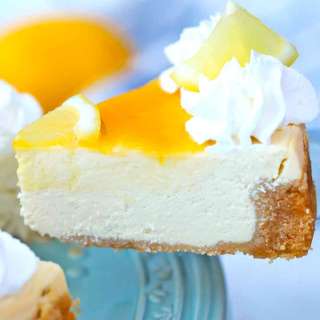 Instant Pot Meyer Lemon Cheesecake