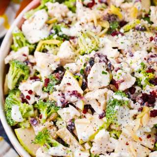 Broccoli Cauliflower Salad