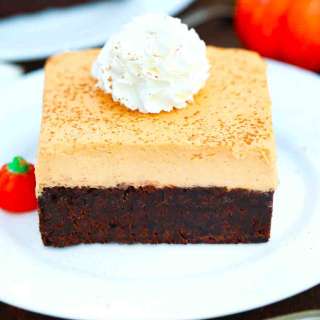 Pumpkin Mousse Brownies