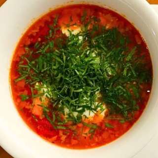 Traditional Bulgarian Soup with Bacon (Shopki Style Soup)