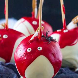 Bloody Chocolate Dipped Apples