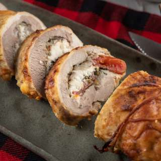 Greek Stuffed Lamb Roll