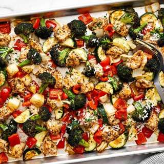 Italian Sheet Pan Chicken Breast