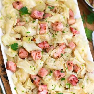 Slow Cooker Cabbage and Ham