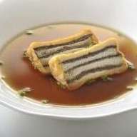 Beef Consommé with Hot Spleen Sandwiches