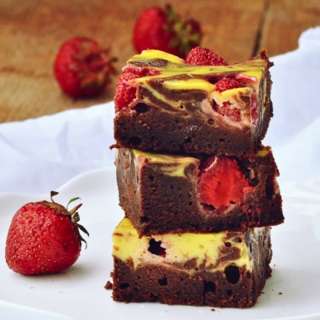 Strawberry Brownies