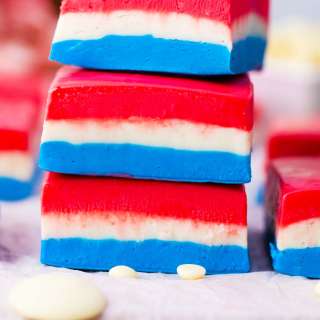Patriotic Easy Fudge